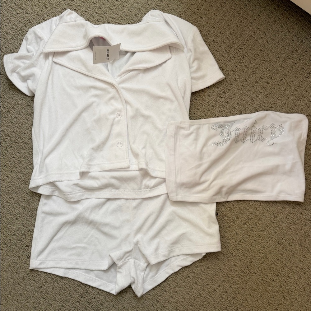 juicy couture 3 piece bridal set NWT